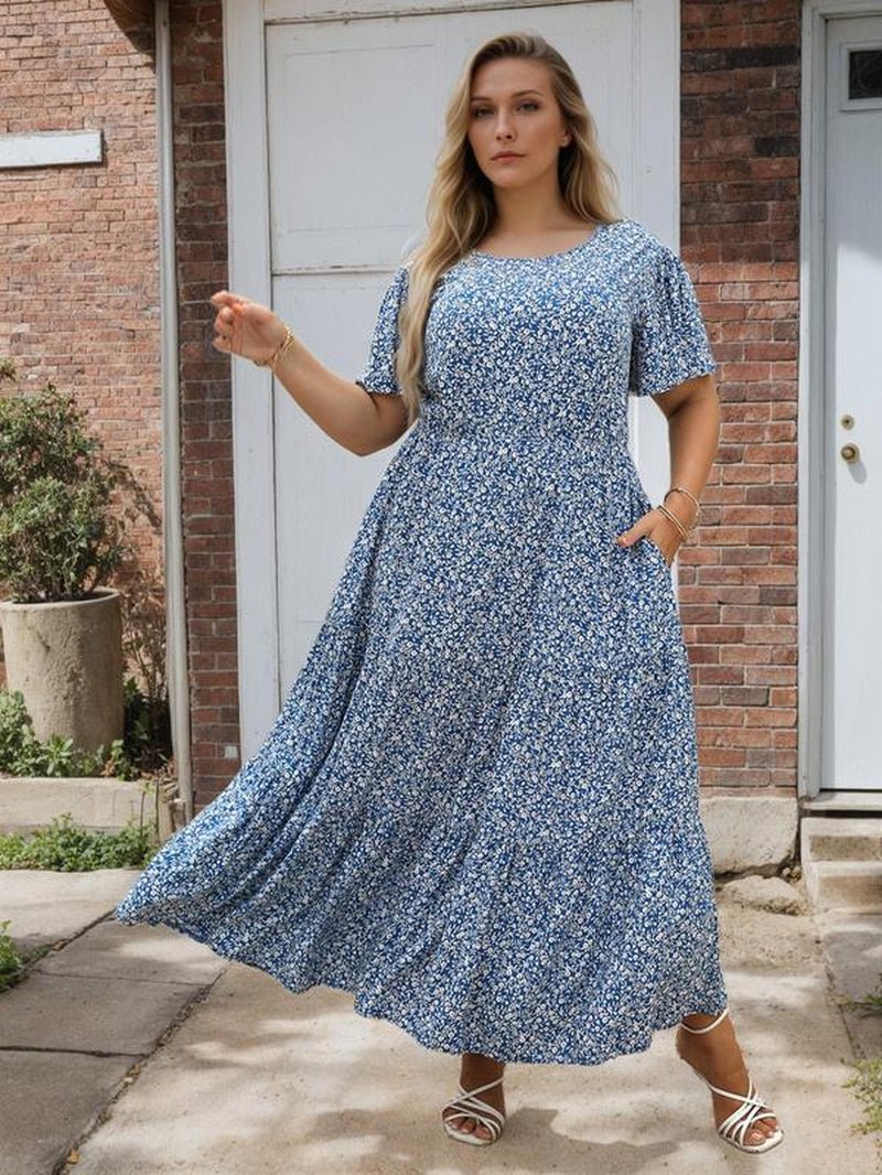 Floerns Women’s Ditsy Floral Sweetheart Neckline Dress - Bela Fils BoutiqueBela Fils Boutique